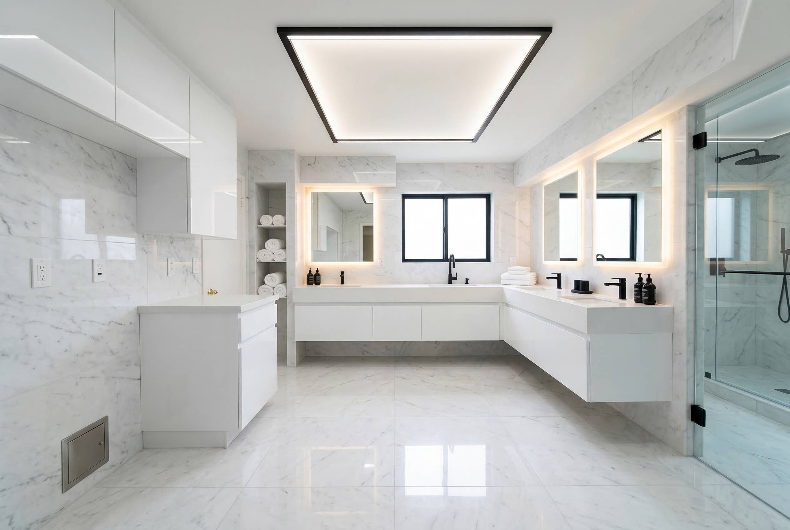 Bathroom AI redesign alternate style