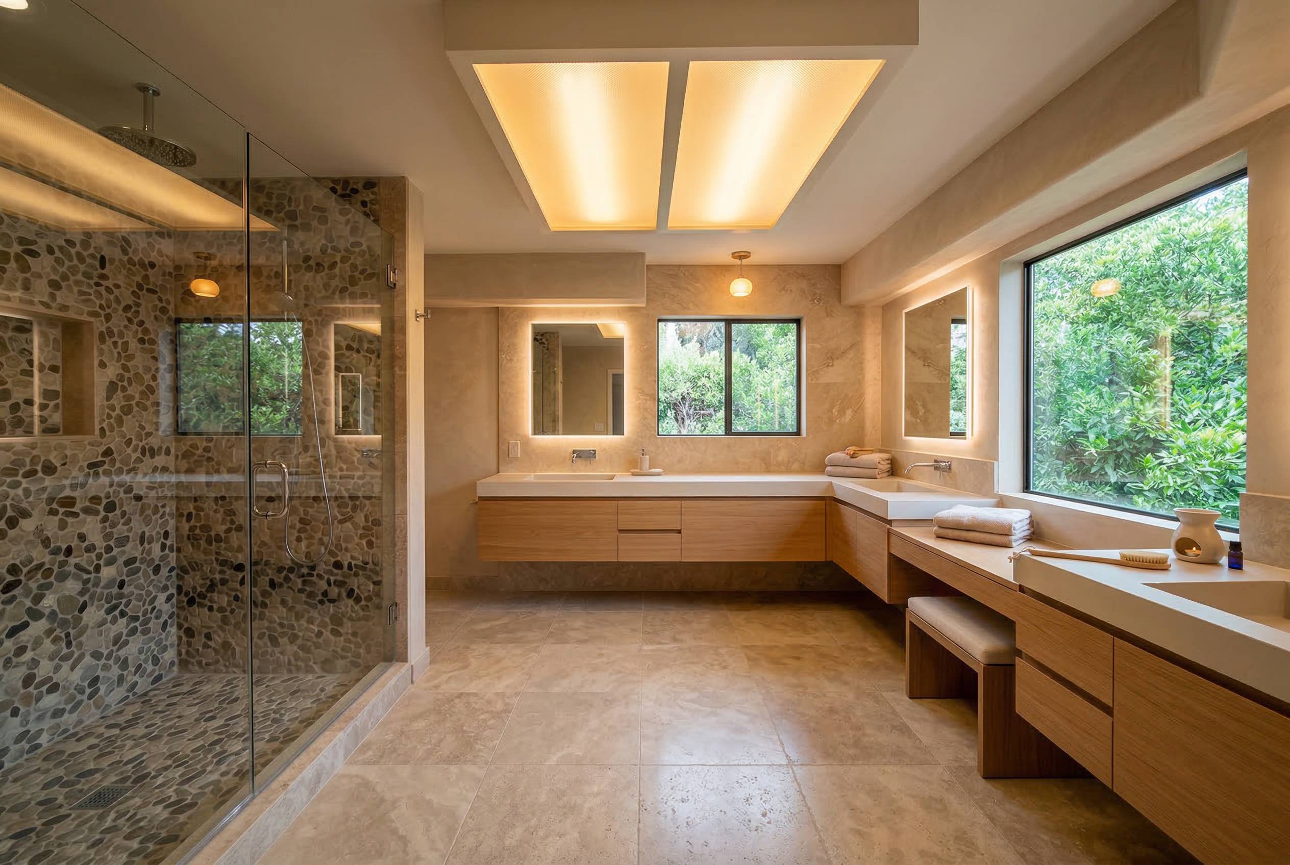 Bathroom after AI redesign