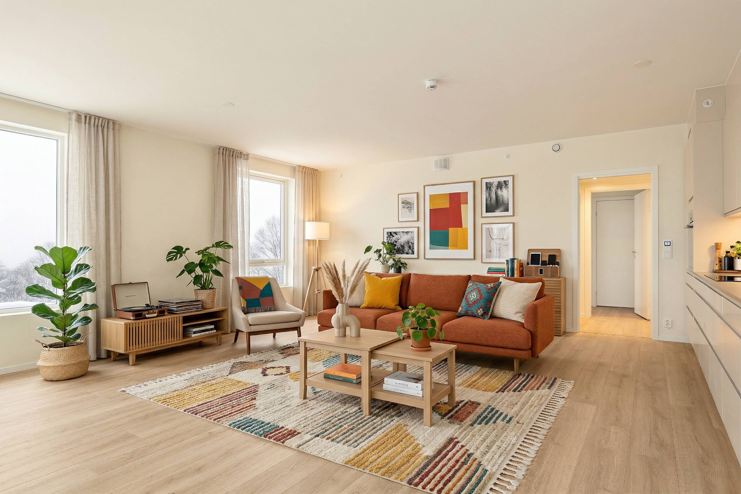 Living Room after redesign